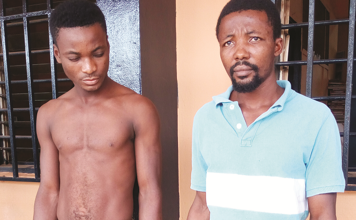 The suspected robbers The suspected robbers